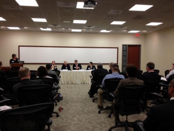 Attendees  listening to panel discussion