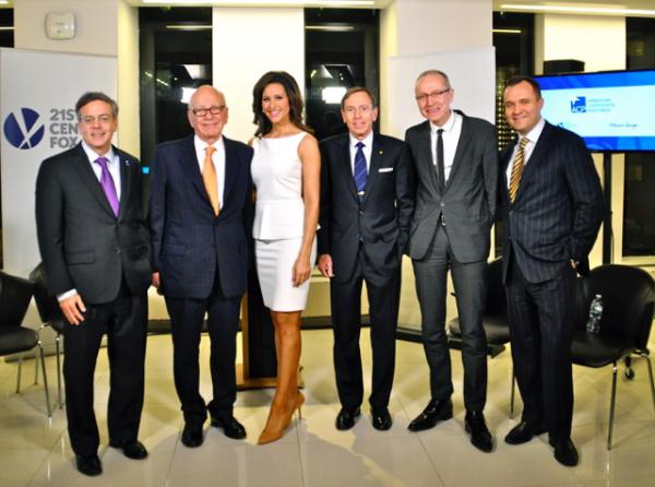 Sid Goodfriend, Rupert Murdoch, Lea Gabrielle, General (RET) David Petraeus, Robert Thomson, Greg Kelly 