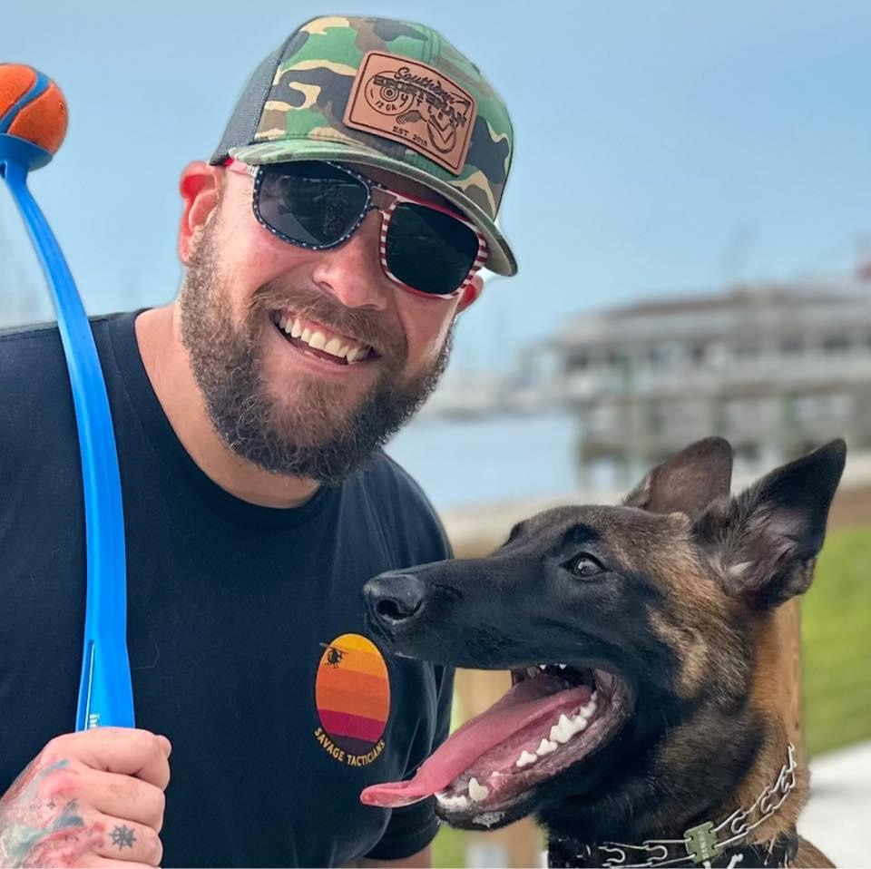 Veteran Entrepreneur Matt Tarlton and his dog